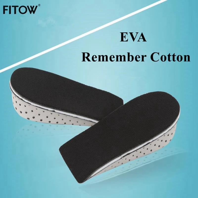 Unisex Height Increasing Orthotics Half Insoles Pad Height Cushion Taller Male Female Footwear Shoes Height Cushion Taller