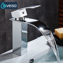 New Design Antique Brass Waterfall Bathroom Faucet Vanity Vessel Basin Mixer Tap Bathroom Sink Faucet Torneira modern design antique brass open spout basin faucets fashion bathroom mixer vintage bathroom sink faucet
