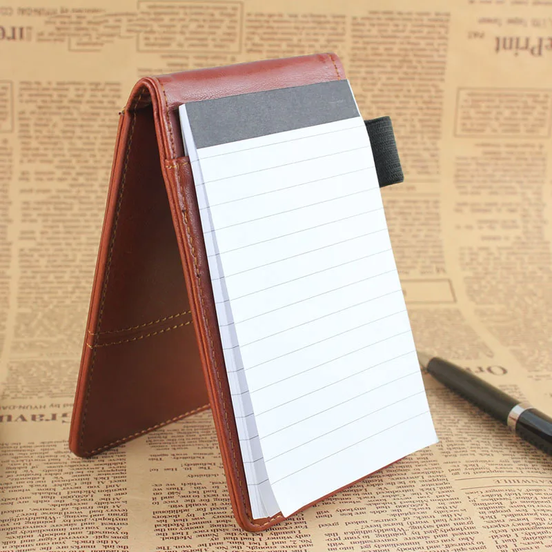 A7 Leather Mini Notebook Cover Multifunctional 6-hole Clip Notebook PU  Efficiency Journal Budget Planner Case Diary Notebook - AliExpress