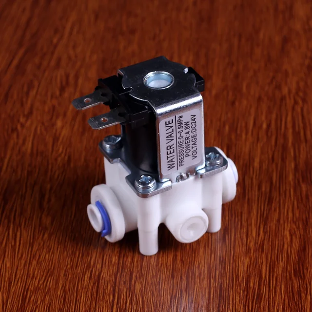 電気プラスチックソレノイドバルブ 12V 24V ノーマルクローズ 1