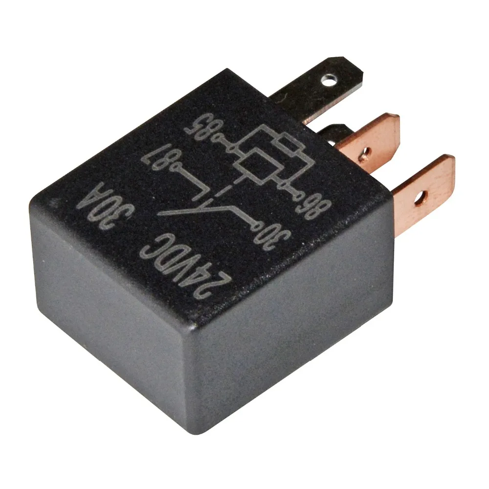 1 Pc 12V 24V 30A 4 PIN Car Relays Violet Fused Relay Automotive SPST