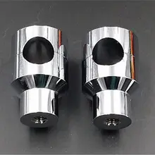 Хром круглый " 25 мм Руль Riser для Harley VT Cruiser Bobber Chopper на заказ