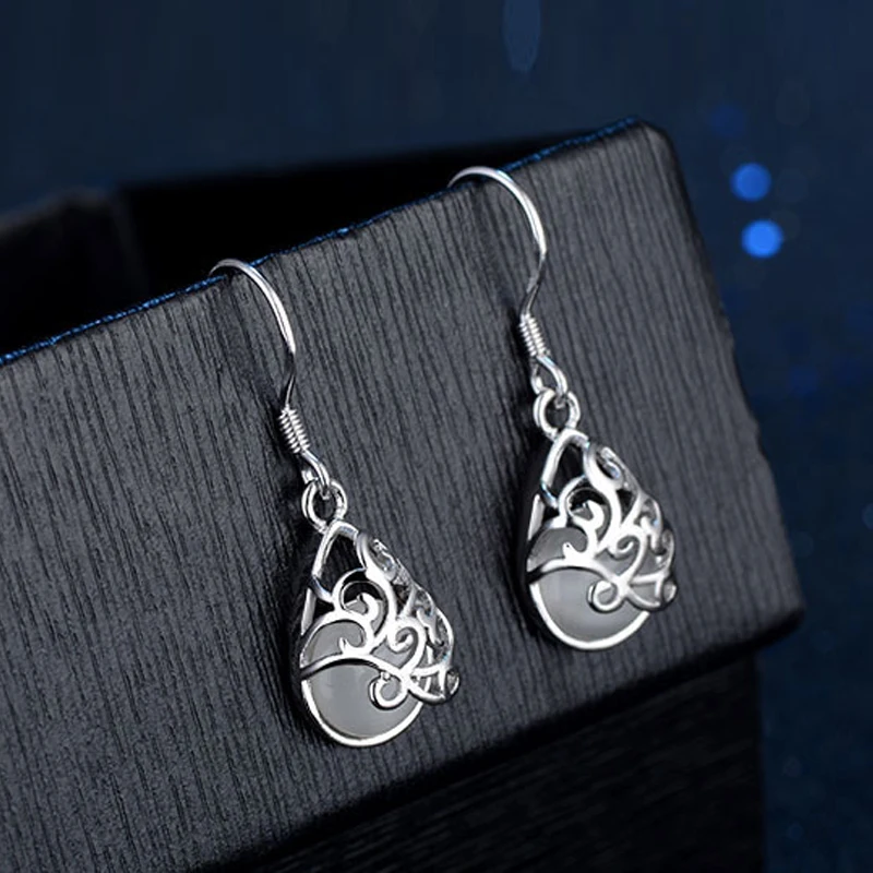 vintage hollow out drop earrings jewelry  (12)