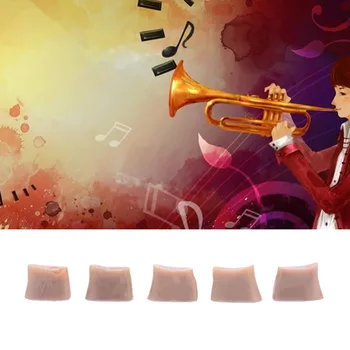 

Flute Trill Key Bumper Cork 5pcs Small Size Flute Trill Key Bumper Cork Flute Part Silicone Band Music Accessories Replacement