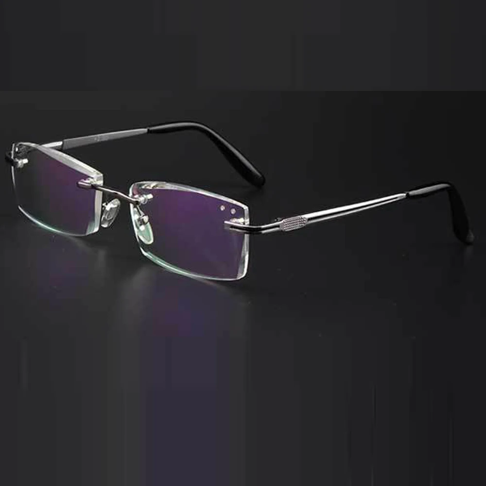 

2019 = Clara Vida Hd Luxury Diamond Cutting For Edges Ultra Light Rimless Reading Glasses With Case +1 +1.5 +2 +2.5 +3 +3.5 +4