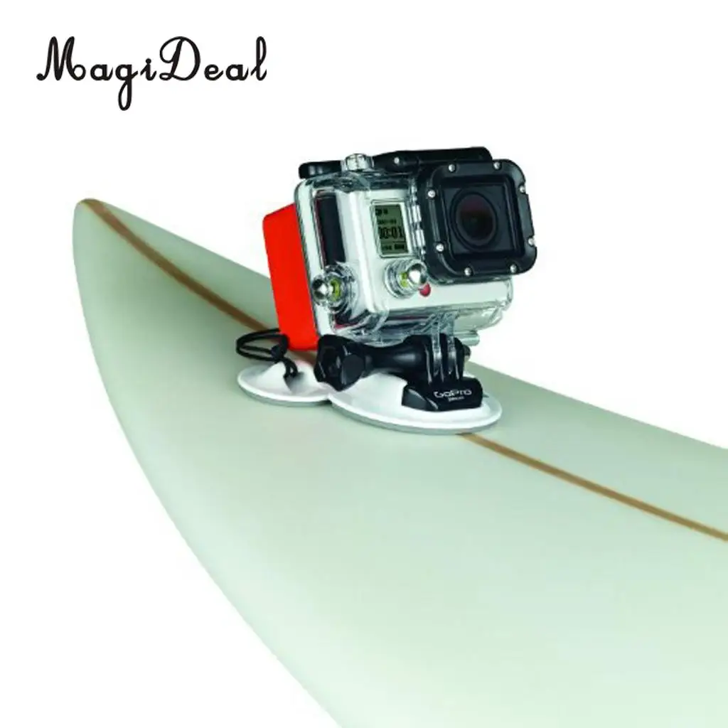 MagiDeal Professional 8 in 1 Surfing Surfboard Snowboard Kayaks SUP Boat Decks Mount Adapter Kit for Gopro Hero3 Hero2 60mm Size