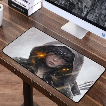 

QQQRGB 70X40cm Gaming mouse pad Wild and Beautiful Girl Cute Sexy Anime Pattern Diy Printed Mousepad Pc Gaming Mouse Mat Pad