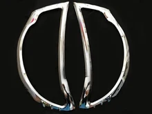 For Mitsubishi L200 triton acessories chrome headlamp cover trim fit 2006 -2014 car styling accessories plate headlight parts For Mitsubishi L200 triton acessories chrome headlamp cover trim fit 2006 -2014 car styling accessories plate headlight parts