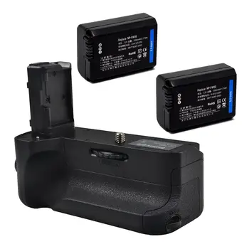 

JINTU Power Battery Grip Pack Holder for SONY A7 A7R A7S +IR Remote +2pcs NP-FW50 Kit DSLR Mirrorless Camera as VG-C1EM