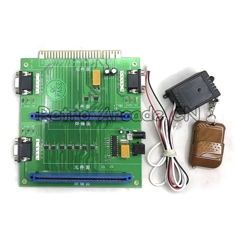 Горячее предложение Аркады MAME игра 2 в 1 Multi JAMMA Switcher pcb borad с пультом дистанционного управления и Romote приемник