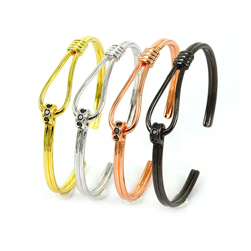Anil Arjanda Men font b Bracelets b font 2017 Rose font b Gold b font Open