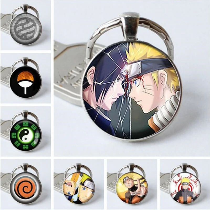 

Naruto Keychain Anime Time gem Alloy Fashion Christmas Gift Pendant Keychain Hot
