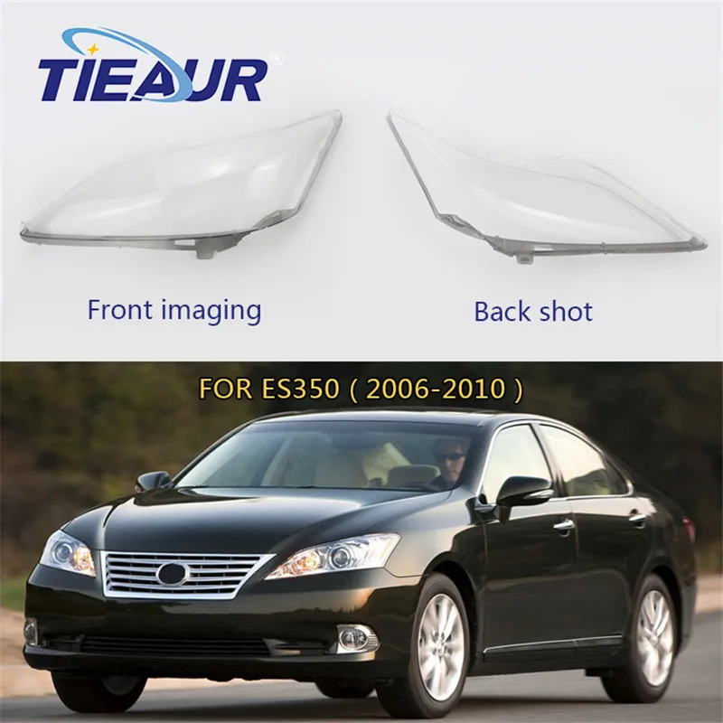 

Car 4 Doors Headlight transparent lens Cover for ES350 (06-10) Plastic Replacement