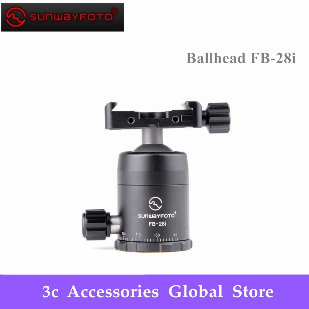 

SUNWAYFOTO FB-28i Tripod Mini Ball Head for DSLR Camera Tripode Ballhead Professional Aluminum Monopod Panoramic Ball Head