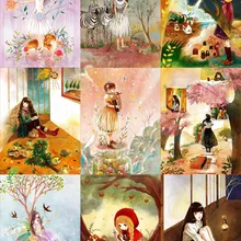 9 шт. рамка, окрашенная вручную хлопковая ткань для шитья своими руками, Лоскутная Декоративная скатерть из плацемат/кошелек/сумки/подушки