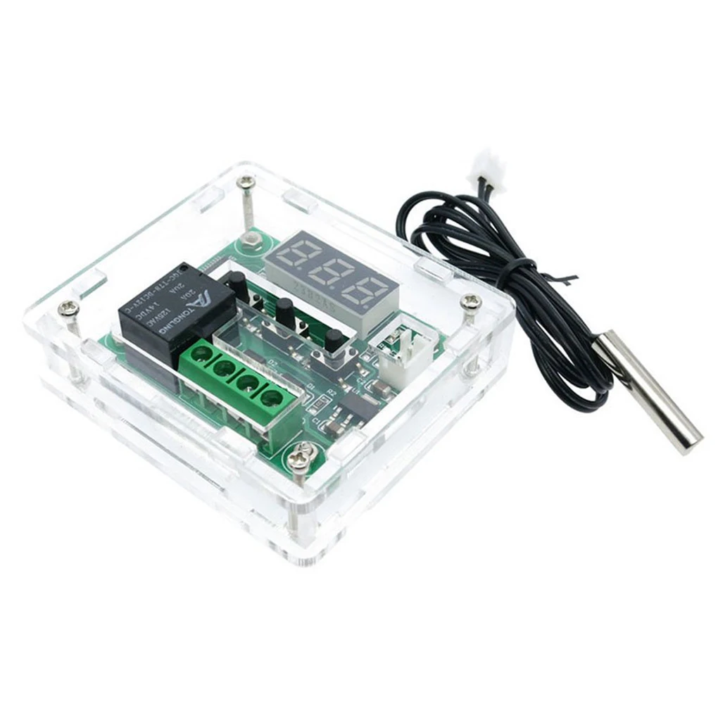 

Hot W1209 12V DC Digital LCD Thermostat Temperature Control Switch Sensor Module With Case