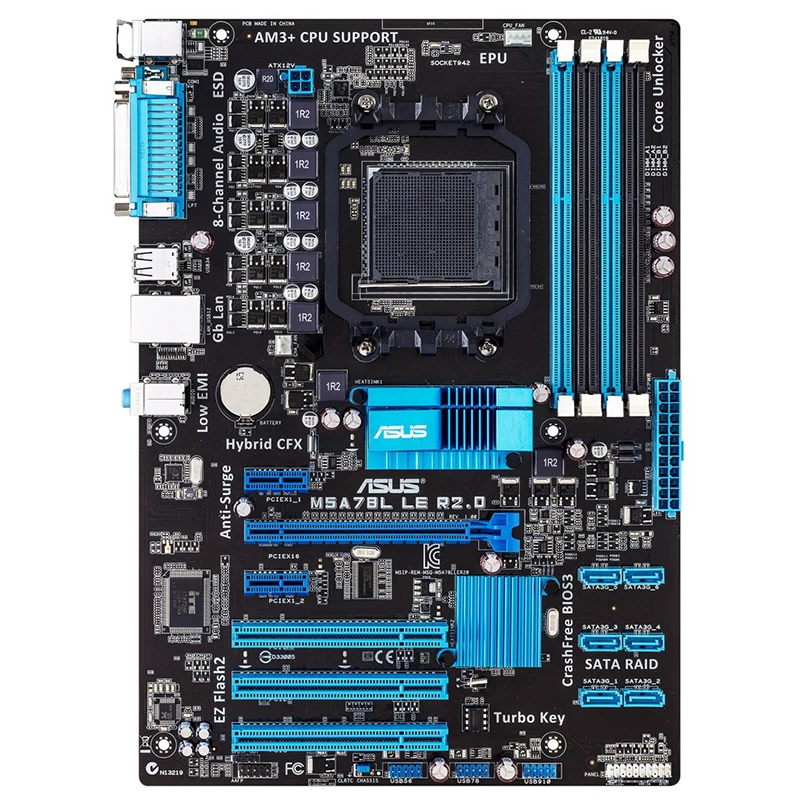

Used original for ASUS M5A78L LE R2.0 for AMD motherboards AM3 + compatible FX6300 8300