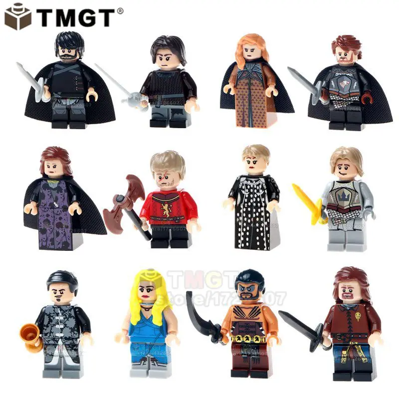 

Single Sale Game of Thrones Jaime Lannister Petyr Baelish Cersei Ice and Fire Building Blocks Toys for Children