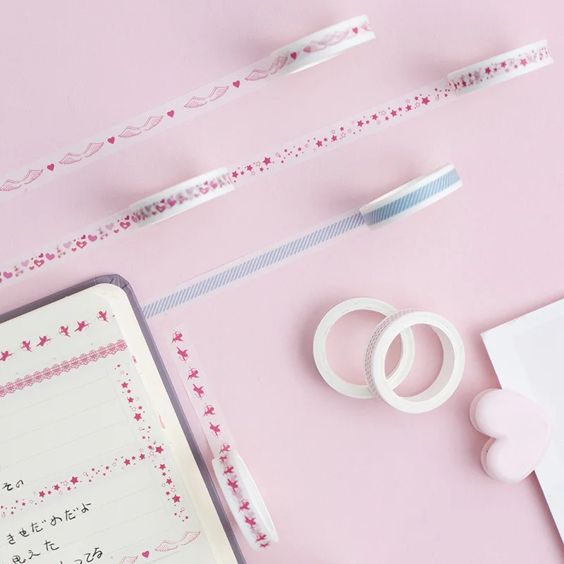 10 шт. Kawaii Cherry васи клейкая лента декоративная милый КИТ маскирующая для детей DIY