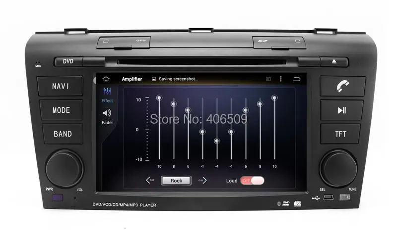 Discount Android 8.0 Car DVD Player for Mazda 3 Mazda3 2004 2005 2006 2007 2008 2009 with GPS Navigation BT Radio USB WIFI 8Core 4G+32G 5