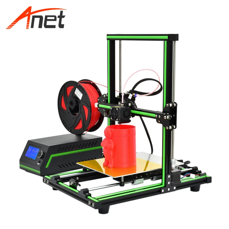 Anet E10 Full Metal Frame Elegant 3d Printer Machine Remote Feeding High Precision Impressora 3d Aluminum