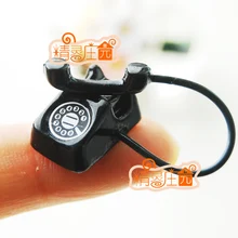 Мини кукольный домик Миниатюрный Эта цена только телефон красный черный двухцветный вариант