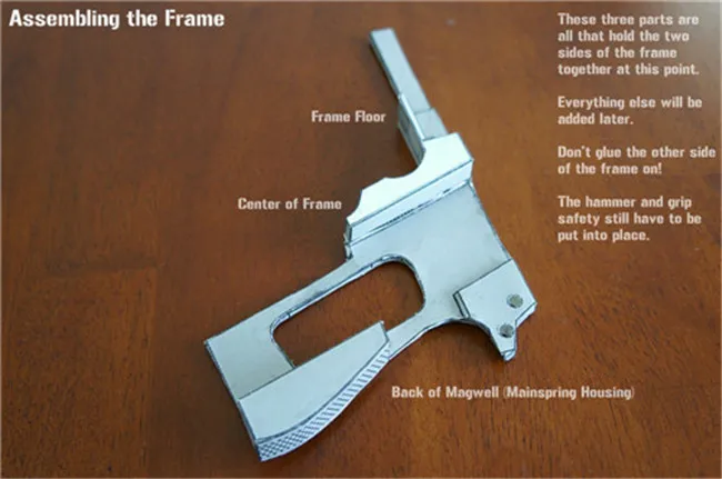 Colt M1911A1 пистолет DIY сборка бумажного пистолета моделирование оружия военная модель оружия мальчик подарок на день рождения A300