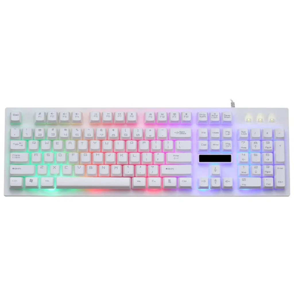 

Yangmaile Mechanical keyboard gaming Backlight Gaming LED Rainbow Color Game USB Wired RGB professional Ergonomics Keyboards z70