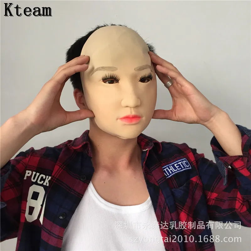 Hot Sale New Handmade Silicone Sexy And Sweet Half Female Face