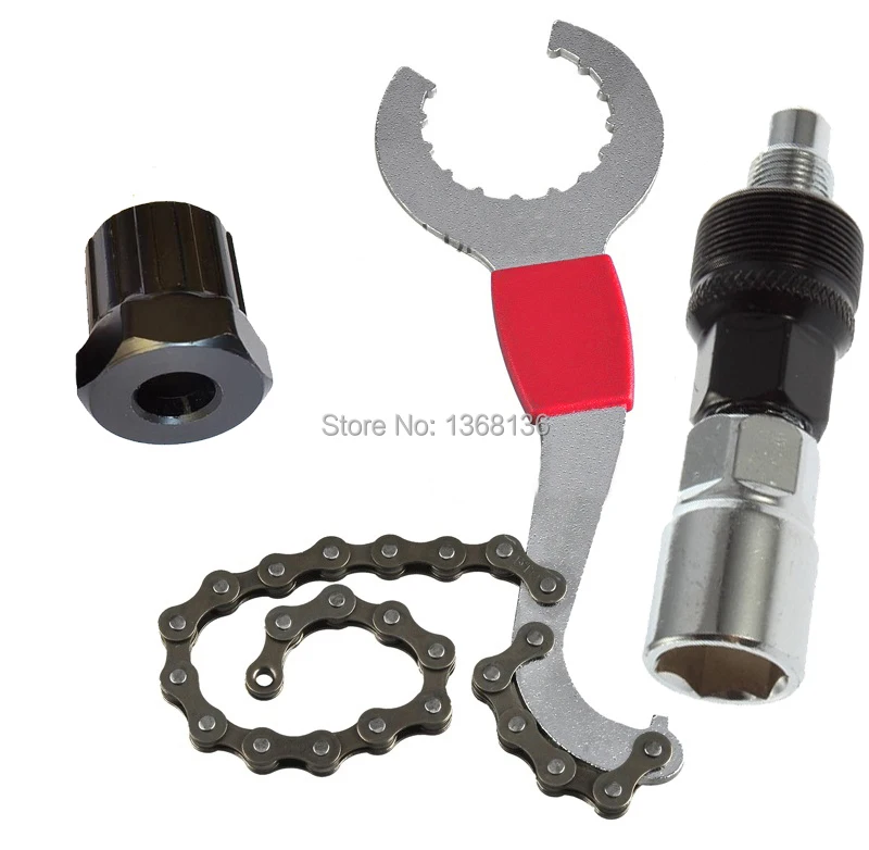 Free shipping bicycle bike Cotterless Crank Tool, Freewheel And B.B