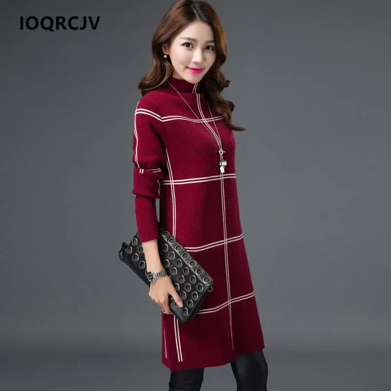 

Spring Female Sweater Winter 2019 Women Turtleneck Sweaters and Pullovers Swetry Long Lattice Knitwear Plus Size 3XL IOQRCJV F67