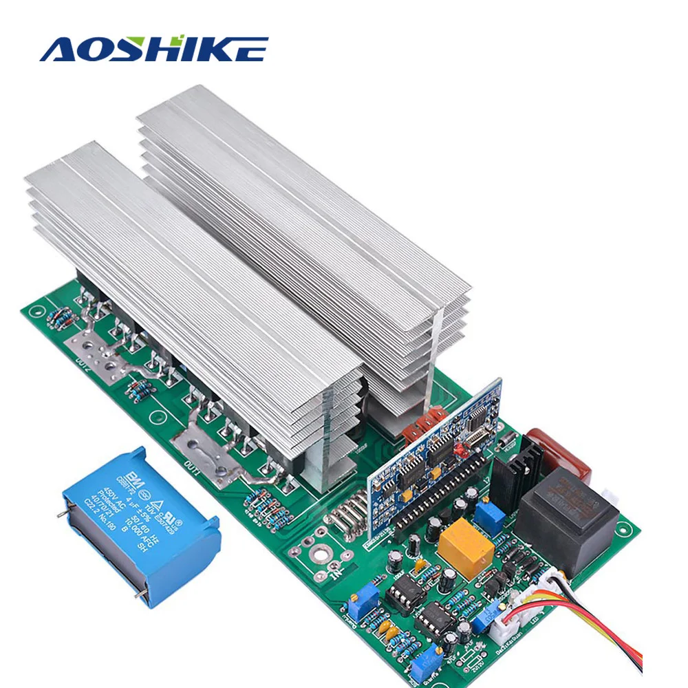 AOSHIKE Инвертор Чистая синусоида мощность 12 в 24 36 48 60 до 220 В инверторы 1500 Вт 3000 4000 5000