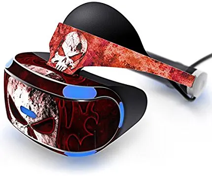 Наклейка на кожу для PS VR Защитная Наклейка Обложка Наклейка огненный череп