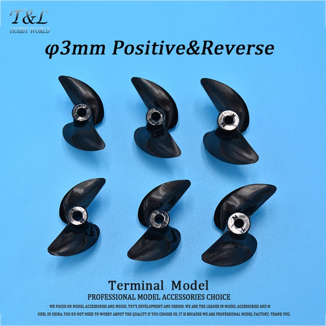Rc Boat Diameter 3mm Propeller 2 Blades Propellers For 3mm Shaft Rc
