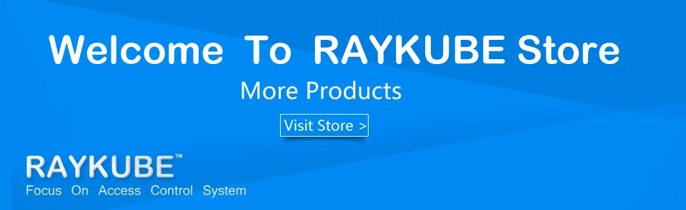 RAYKUBE RFID система контроля доступа двери DIY комплект с Электронный магнитный замок 12 В 3A блок питания сенсорная клавиатура доступа