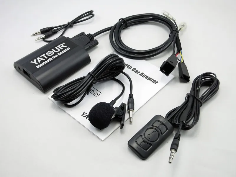

Yatour BTA Bluetooth Handsfree car kit phone music A2DP adapter fit BMW trunk pin + pin CD changer for smartphones