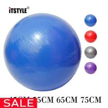 ITSTYLE deportes Yoga bolas Bola para gimnasia Pilates Equilibrio Fitball ejercicio Pilates entrenamiento Bola de masaje 45cm 55cm 65cm 75cm