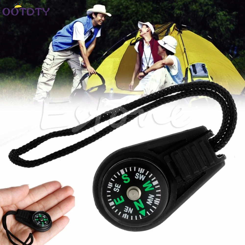 

20pcs/lot Black Zipper Pull Mini Compass Backpack Bag Strap Charm Sport Wholesale