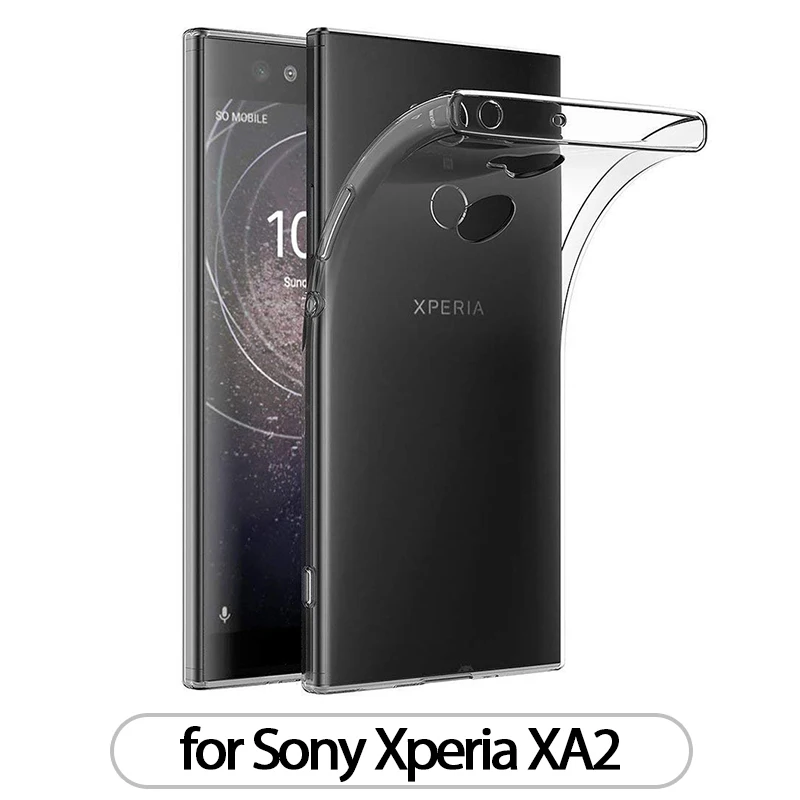 Чехол для sony Xperia XA2 XA2 Plus TPU силиконовый прозрачный облегающий Бампер Мягкий чехол для sony Xperia XA2 Ультра прозрачная задняя крышка - Цвет: for Sony XA2