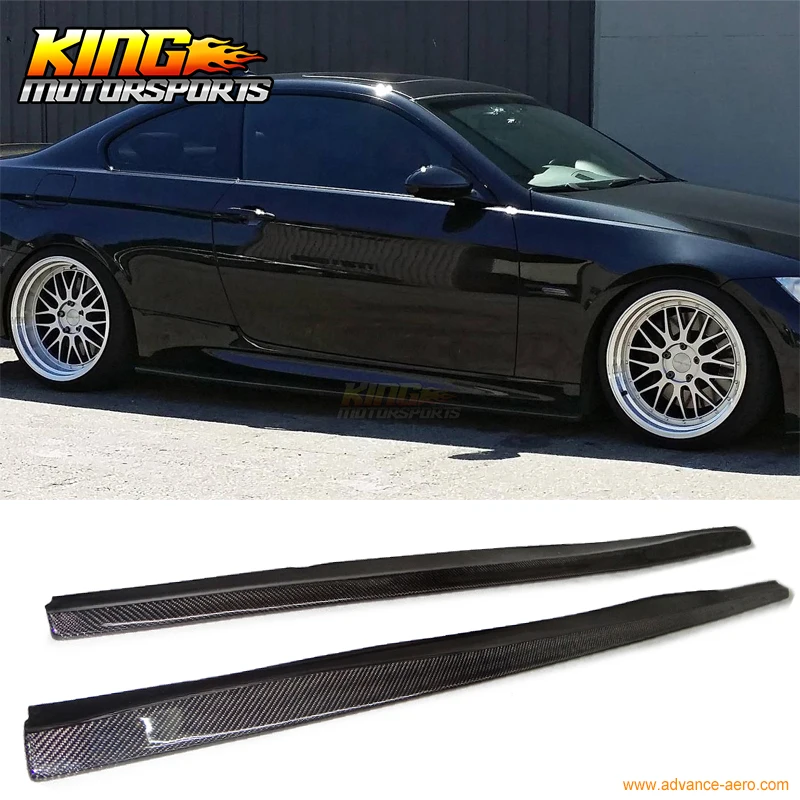 Fit For 2007 2010 BMW E92 2Dr M Tech M Sport Only DP Style Side Skirts
