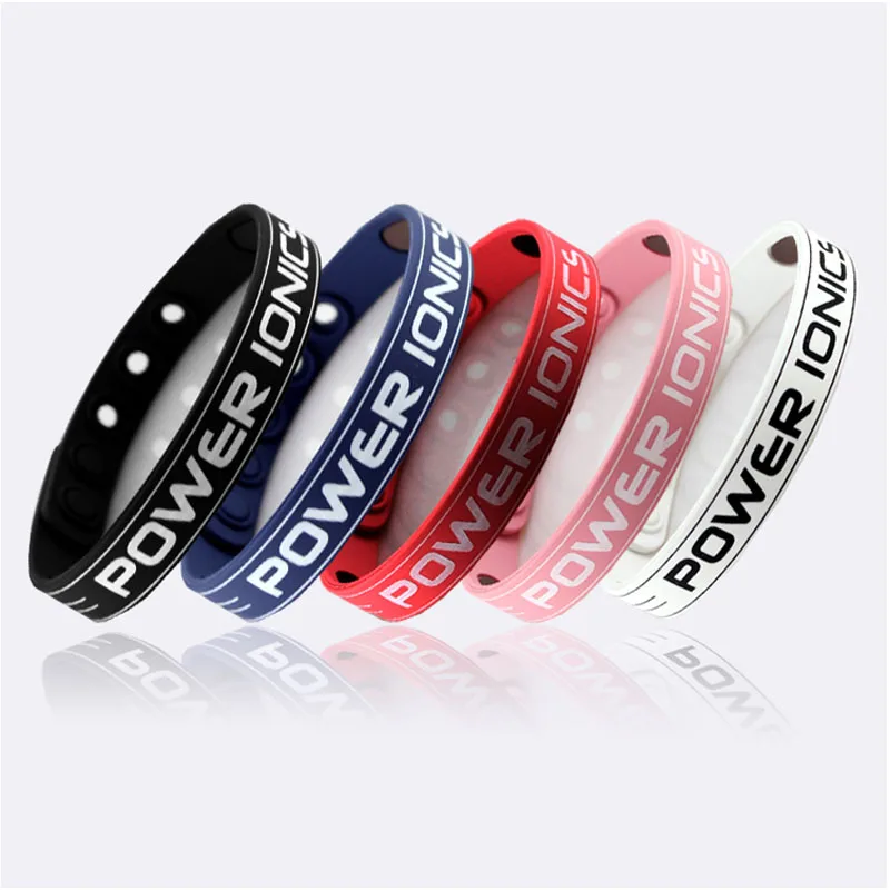 Power Ionics Basketball Silicone Band Wristband Bracelet Classic Style