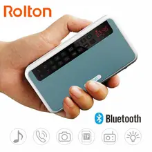 Rolton E500 Портативный стерео Bluetooth Динамик s FM радио Clear Bass двойной трек Динамик TF карты USB плеера и фонарик