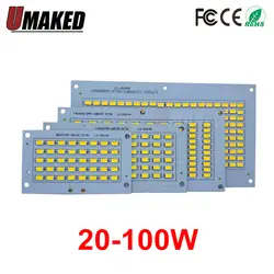 100% полная мощность светодиодный прожектор PCB 20 Вт 30 Вт 50 Вт 70 Вт 100 Вт SMD5730 СВЕТОДИОДНЫЙ печатной платы, алюминиевая пластина для