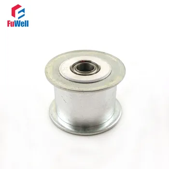

2pcs HTD5M 15T Timing Idler Pulley without Teeth 3/4/5/6/7/8/9mm Bore Idle Pulley 16/21mm Belt Width Bearing Synchronous Wheel