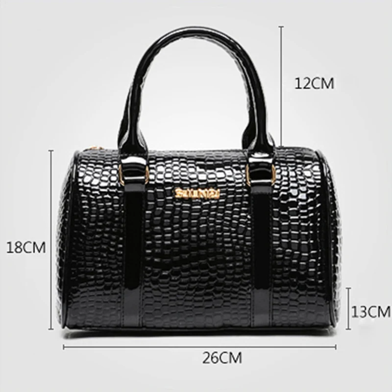 6 Pieces Women Handbag Crocodile PU Female Shoulder Bags Bolsas Feminina Big Capacity Bag Femme Designer Set Handbags SS0292 (21)