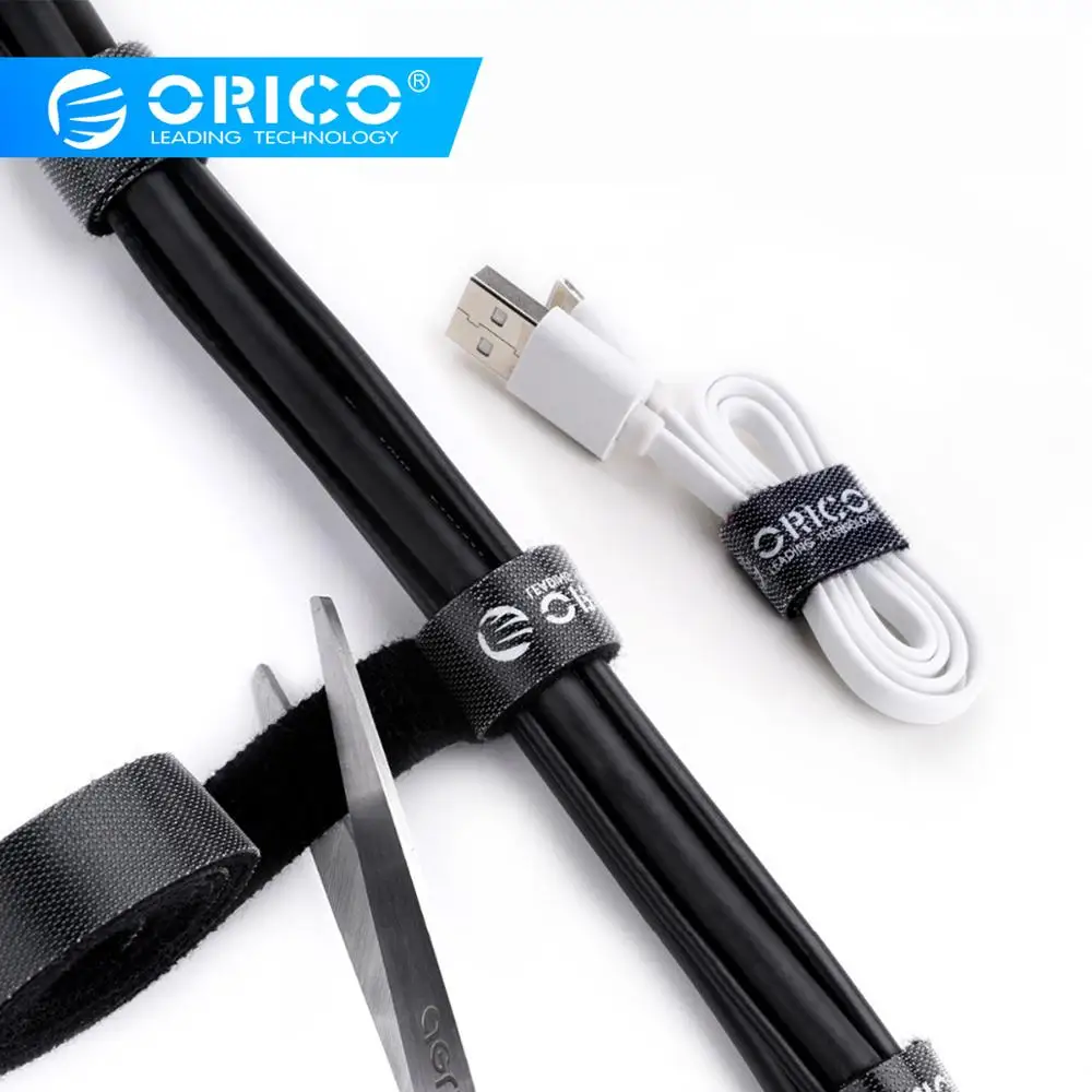 ORICO кабельный менеджер устройство для сматывания кабеля 5 шт. нейлоновая метка кабеля разноцветные Галстуки Этикетка бренд Belting ленты провода Binging ремень уплотнения CBT-5S