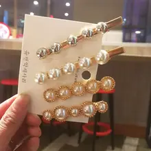 Модный, жемчужный бисер BB Заколки для волос для Для женщин девочек Элегантные корейские туфли-лодочки, дизайн заколка шпилька для волос Средства для укладки волос, новое поступление