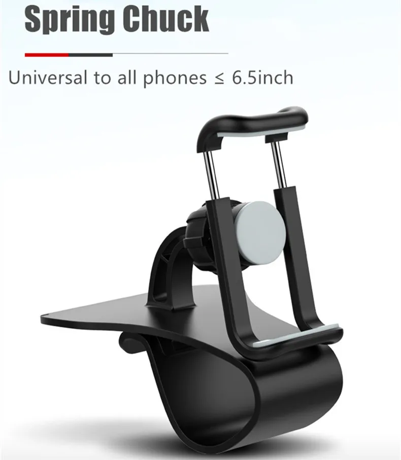 Car Phone Holder Dashboard Mount Clip Mount Adjustable Phone Stand Bracket GPS for iPhone Samsung Xiaomi Huawei Universal Holder Car Phone Holder Dashboard Mount Clip Mount Adjustable Phone Stand Bracket GPS for iPhone Samsung Xiaomi Huawei Universal Holder
