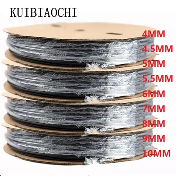 

1reel Heat Shrink Tube 4MM 4.5MM 5MM 5.5MM 6MM 7MM 8MM 9MM 10MM Heat Shrink Tubing Shrinkable Wrap Wire Cable Sleeve