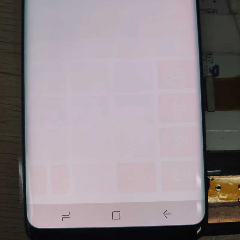 ЖК-экран 5," Большой Burn-Shadow S8, рамка для SAMSUNG Galaxy S8 G950F, дисплей 6,2" S8 Plus G955 G955F, дигитайзер сенсорного экрана